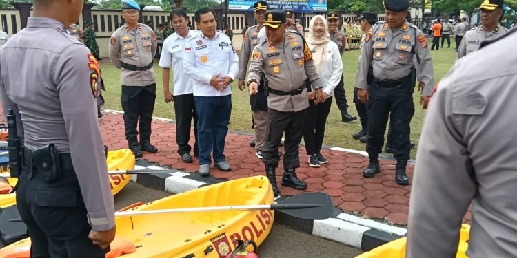 Polres Serang Gelar Apel Kesiapan, Wujud Komitmen Lindungi Masyarakat dari Bencana