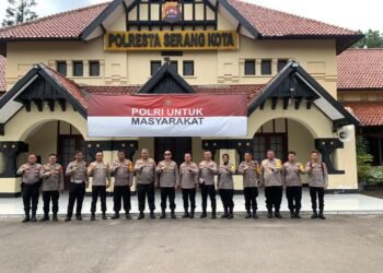 Operasi Lilin 2025, Tim Baharkam Polri Tinjau Langsung Pengamanan Nataru di Banten