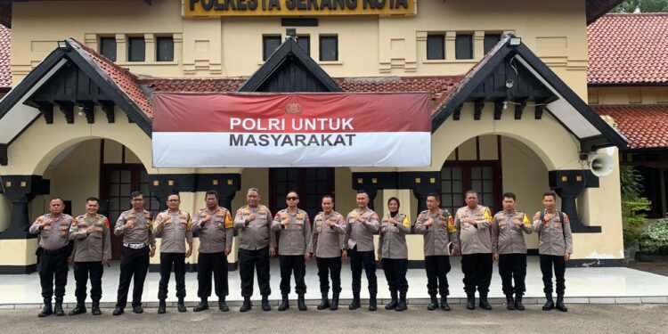 Operasi Lilin 2025, Tim Baharkam Polri Tinjau Langsung Pengamanan Nataru di Banten