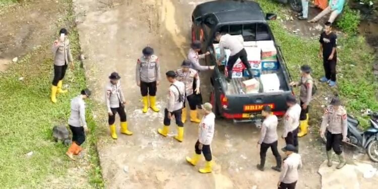 Layanan Internet Lancar, Koordinasi Kemanusiaan Brimob Polda Sumbar di Agam Berjalan Optimal
