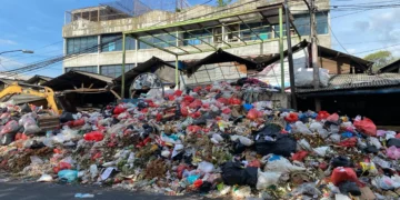 Gunungan Sampah Tutupi Pasar Cimanggis, Pedagang dan Warga Resah