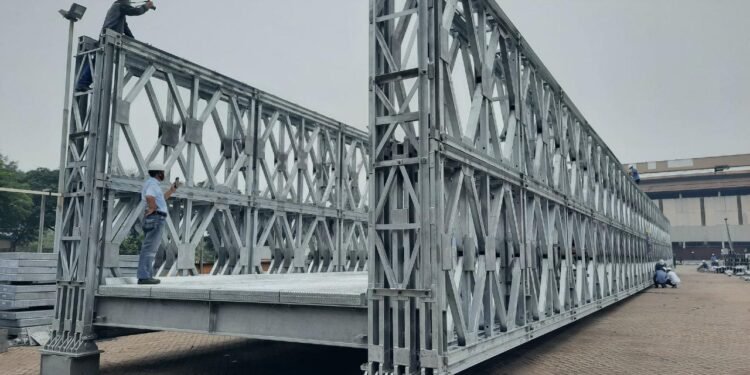 Industri Baja Nasional Siap Produksi 100 Jembatan Bailey per Bulan Tanpa Impor