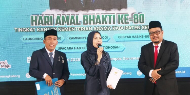HAB Kemenag ke-80, Ratu Zakiyah Ajak Jaga Moral Anak Didik di Kabupaten Serang