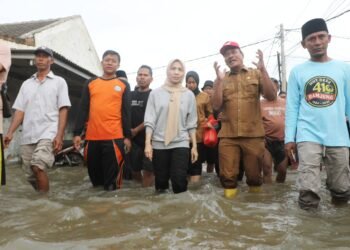 Ratu Zakiyah Turun Langsung Terjang Banjir BCP 2, Dorong Penanganan Banjir Jangka Panjang