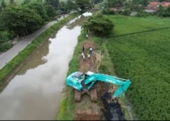 DPUPR Kabupaten Serang Normalisasi Saluran Air 1 Kilometer, Upaya Tekan Banjir di Perumahan BCP 2 Ciruas