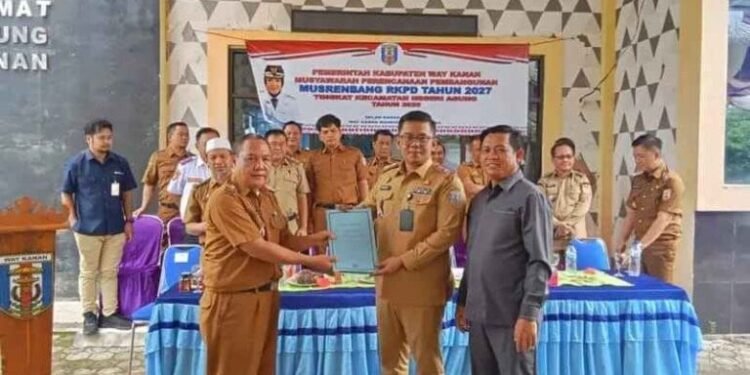 Infrastruktur Jalan Jadi Prioritas, Sekda Way Kanan Buka Musrenbang Kecamatan Negeri Agung