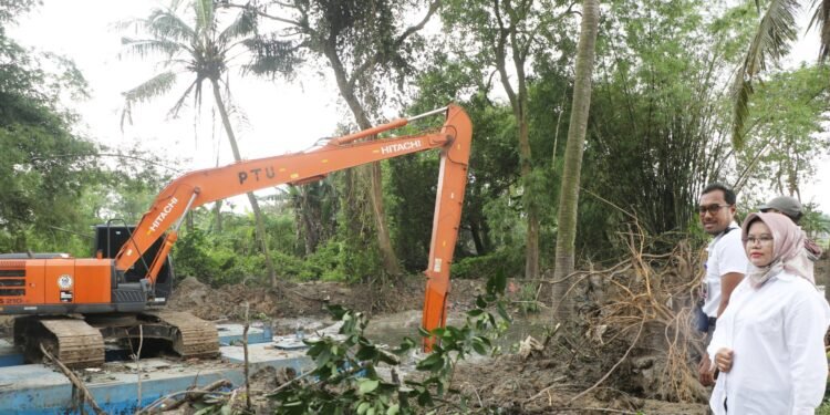 Normalisasi Sungai Cikambuy, Pemkab Serang Gerak Cepat Minimalisir Banjir di Kibin