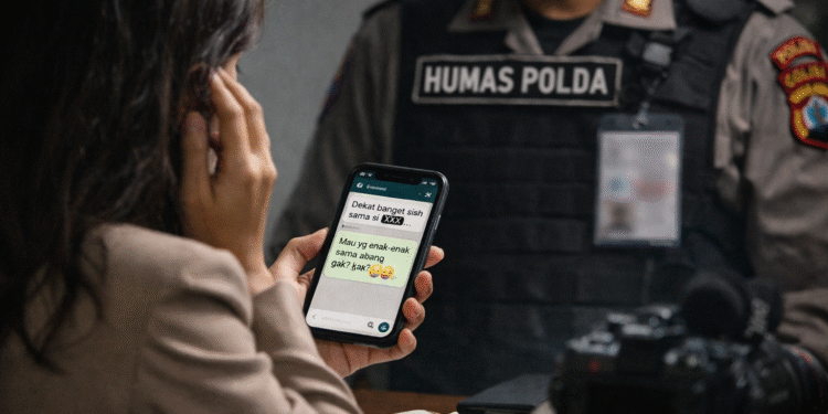 Oknum Humas Polda Banten Diduga Kirim Pesan Tak Pantas kepada Wartawati
